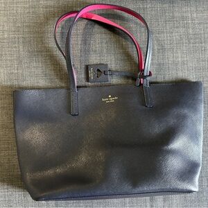Kate Spade Tote Navy and pink